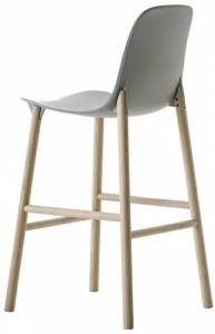 Kristalia Барный стул из полиуретана со спинкой Sharky