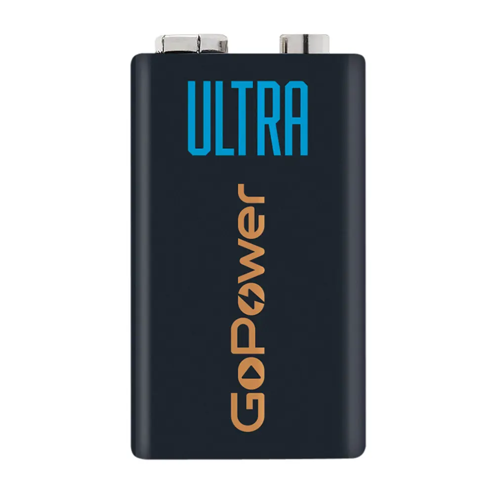 Батарейка алкалиновая Gopower Ultra 6LR61 STLM-2204805 - Вид №1