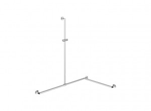 900.35.33240 Поручень для душа с выдвижным держателем для душа HEWI Greifen