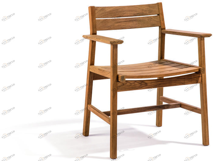 Skargaarden Садовый стул из тика с подлокотниками Djurö sun-id-1499470