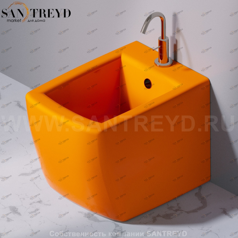 S502114 Биде напольное SQUARE A. e T. Italia AeT ITALIA