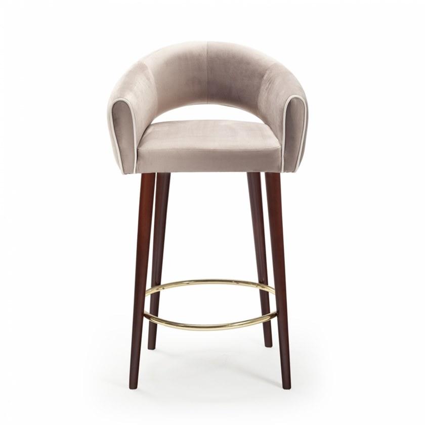 Mambo Unlimited Ideas Табурет из мягкой ткани с подлокотниками и спинкой Grace sun-id-1462990 - Вид №3