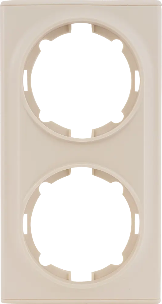 Рамка Florence от OneKeyElectro для двух розеток, бежевая 82127000