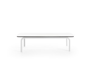 Прямоугольный журнальный столик из алюминия с термокрытием