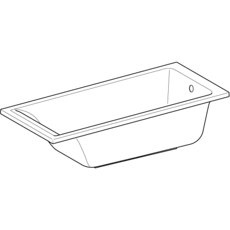 554.301.01.1 Прямоугольная ванна Geberit Renova Plan Geberit  - Вид №11