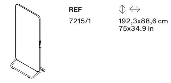 Металлическая магнитная офисная доска с колесами Made Design CHAMELEON MOBILE ARCH-00002499 - Вид №3