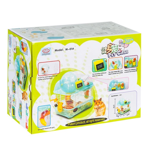 УТ0009552 Клетка для грызунов для хомяков 26х20х27см Kredo  - Вид №1