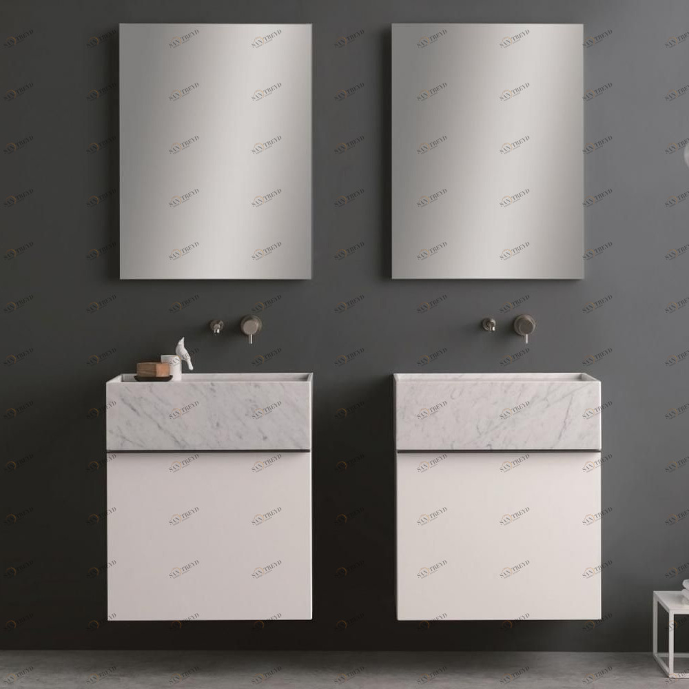 Toscoquattro Комплект мебели для ванной 01 PIANO белый матов 24A31LO09PN1