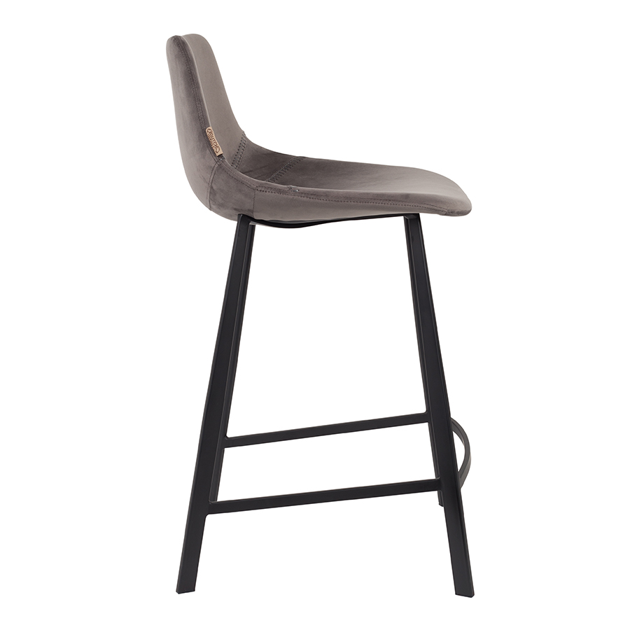 Стул высокий Franky серый Dutchbone 1500066 - Вид №3