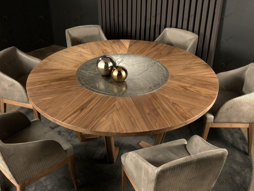 Arte Brotto Круглый стол из ореха Leonardo L613n/180