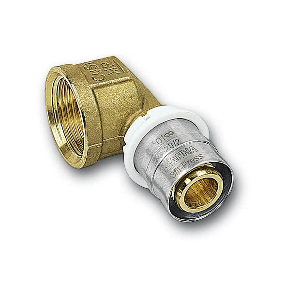 325090G2634 25090G - 3fit-Press свободный от свинца угловой фитинг 90 ° Размер: 26x3 / 4 SANHA  - Вид №1
