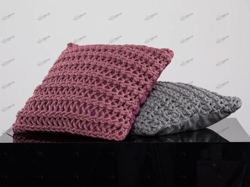 Ilektras Croshade Квадратная подушка из полиэстера sun-id-1395087