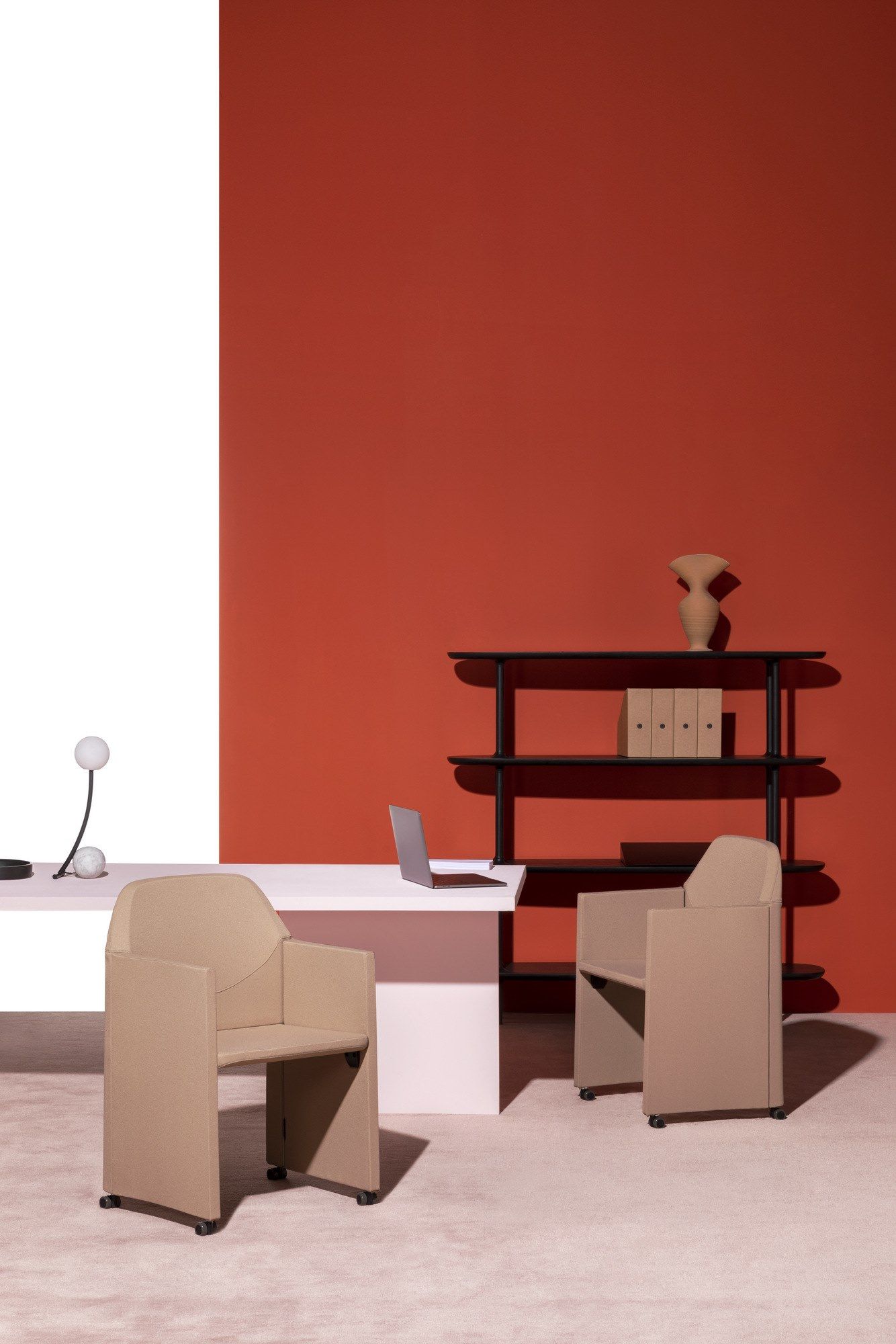 Складной стул с колесами и подлокотниками Luxy Nestar ARCH-00149791 - Вид №7