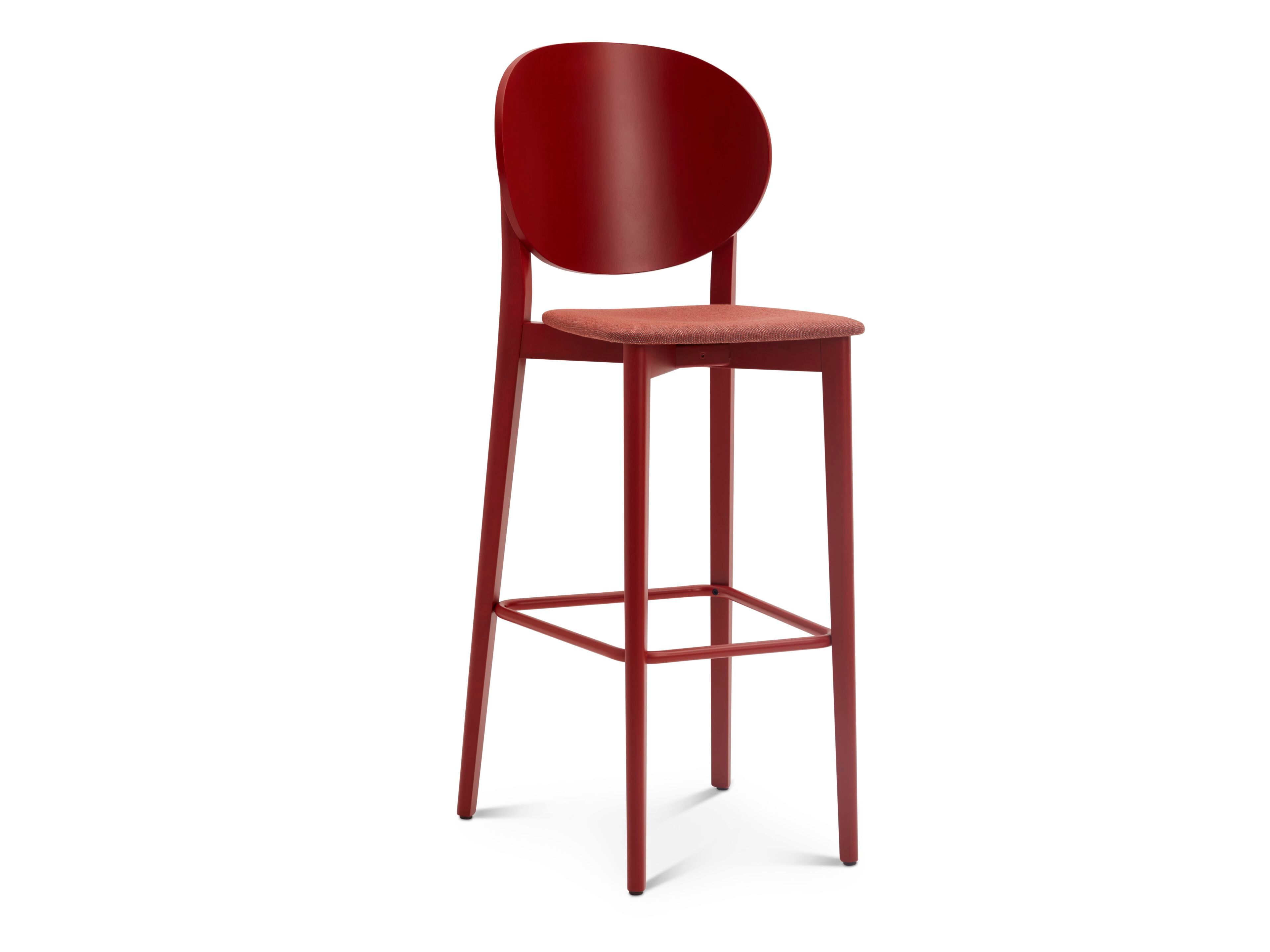 Высокий стул из бука с мягким сиденьем Origins 1971 Coco ARCH-00061155