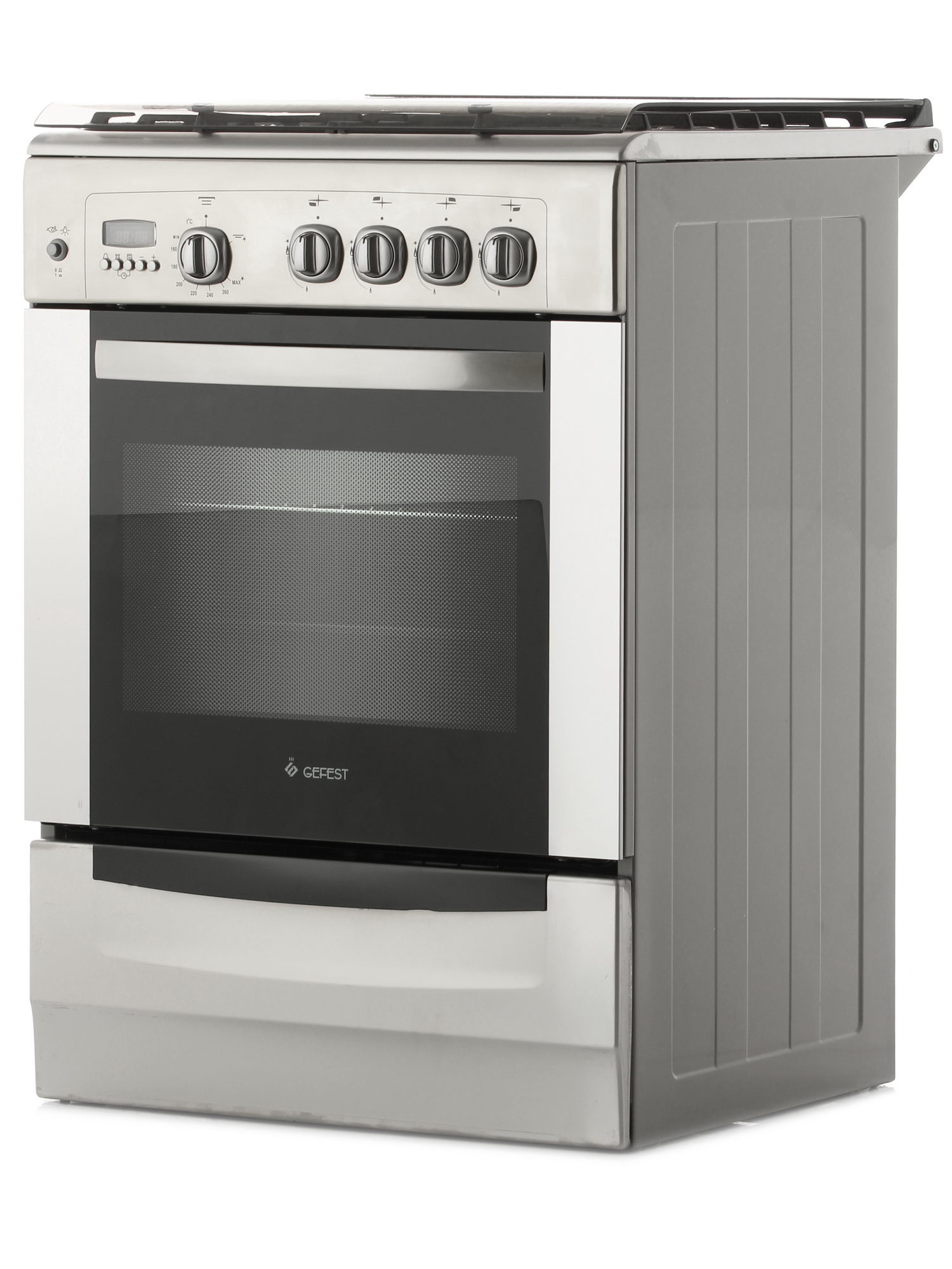 1089344 Газовая плита Gefest 6100-04 0004 серебристый STDN-0096926 - Вид №2