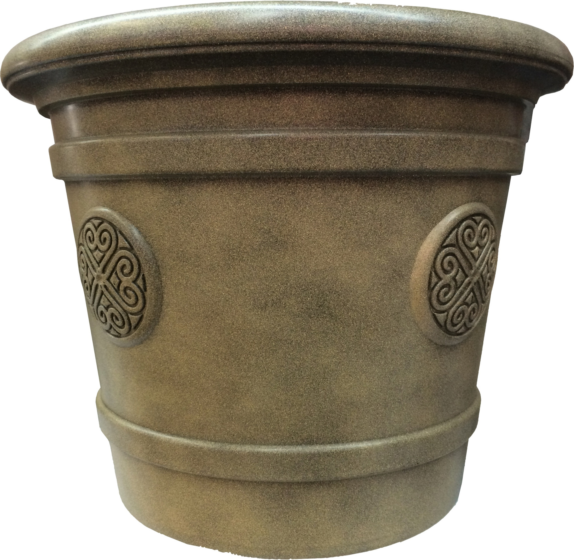 Е 80-11 Горшок-кашпо для цветов Medallion d=61 80 Л. Е80-11 Св.терракот Цветочная коллекция 