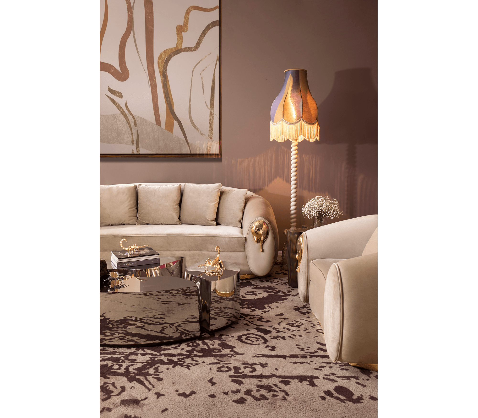 0-278 Овальный центральный стол Lapiaz Boca Do Lobo  - Вид №12