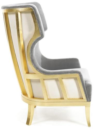 Munna Кресло с сусальным золотом и подлокотниками Dress me sun-id-1445023 - Вид №2