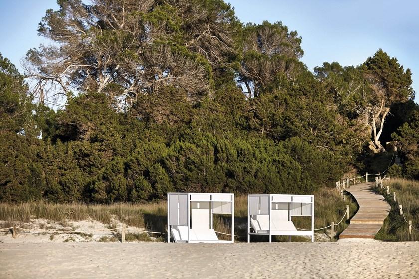 GANDIABLASCO Откидывающаяся грядка из термолакированного алюминия с балдахином Daybed sun-id-1362080 - Вид №2