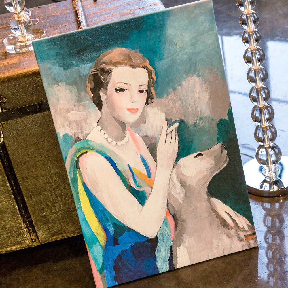 896518918_2628 Картина «Портрет Марсель Дормуа» (холст, галерейная натяжка) Object Desire  - Вид №4