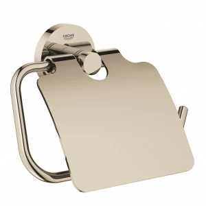 Держатель для туалетной бумаги с крышкой GROHE Essentials, никель глянец (40367BE1)