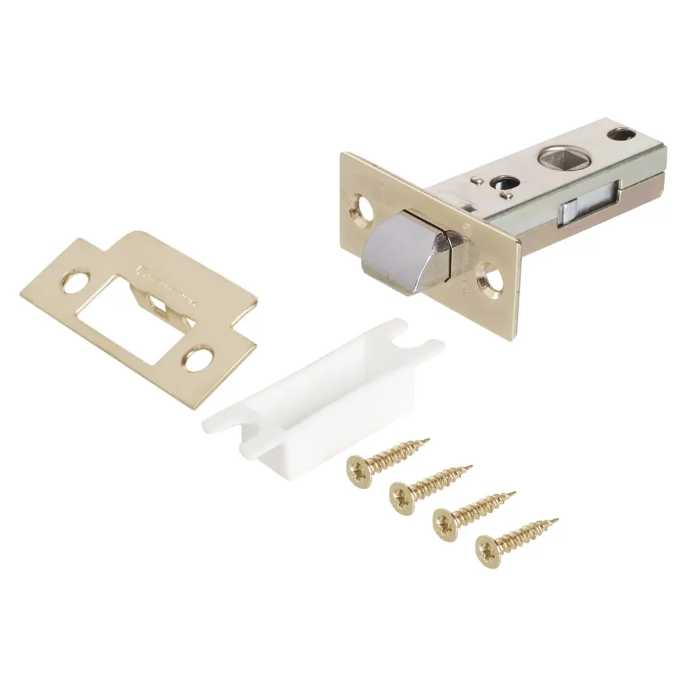 Защёлка межкомнатная Palladium 100, 70x66x25 мм, сталь/ЦАМ, цвет латунь STLM-2074855 - Вид №1