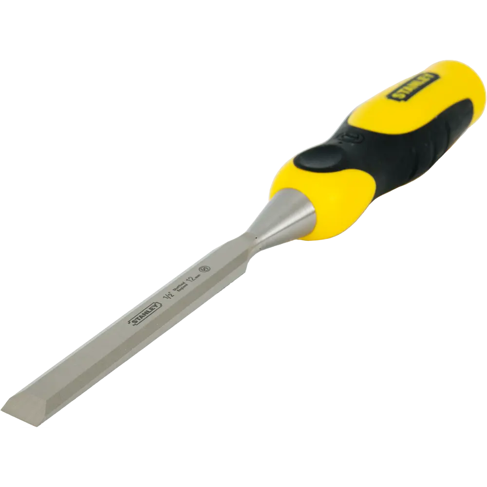 Стамеска Stanley Dynagrip 12 мм с двухкомпонентной ручкой 14386323 STLM-2185854 