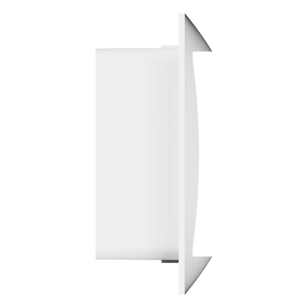 Вентиляционная решетка с фланцем ERA 220x90/250x120 мм пластик цвет белый STLM-2196353 - Вид №2