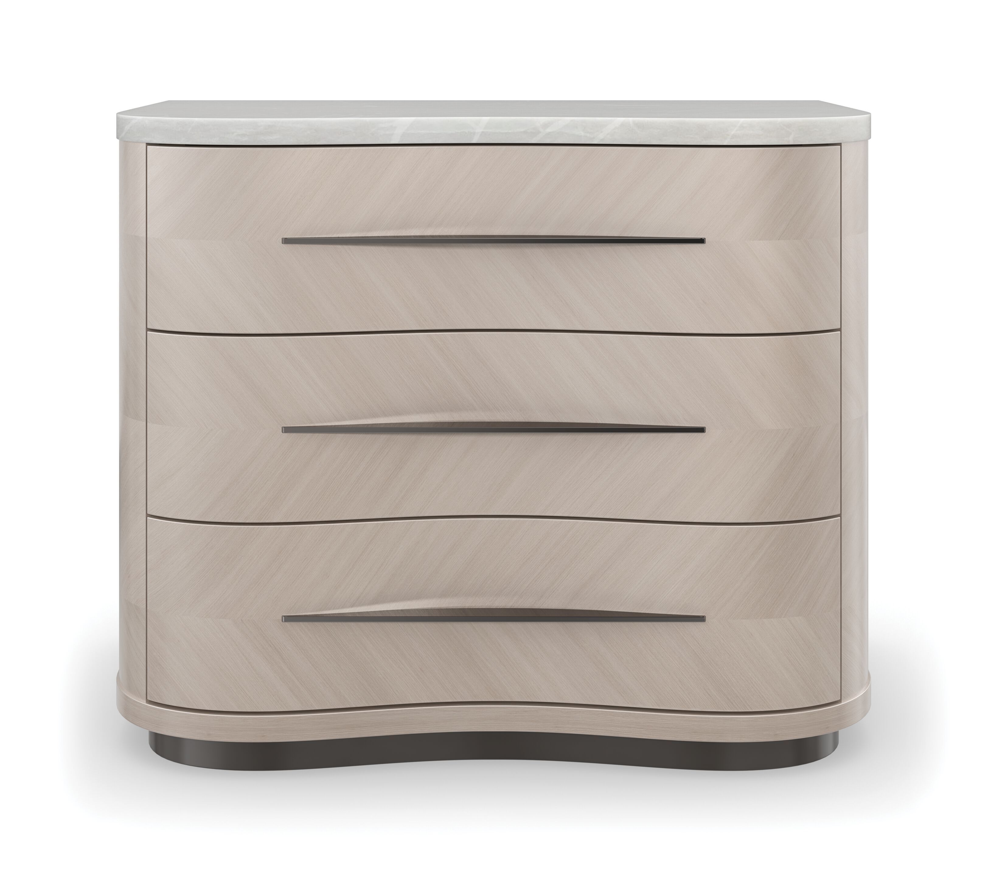 Прямоугольная мраморная тумбочка с ящиками Caracole NOMADIC ARCH-00132767 - Вид №5