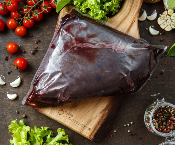 5153 Печень говяжья (замороженная) Вкусляндия  - Вид №3