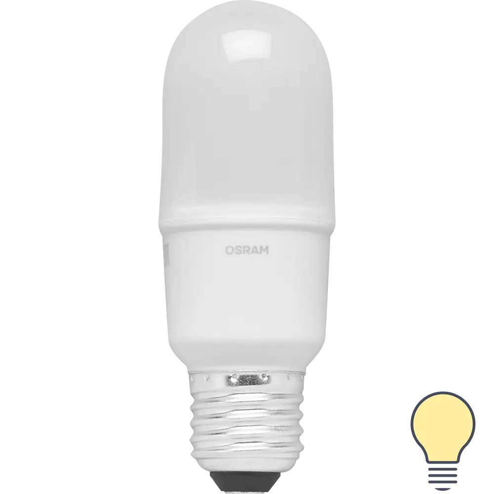 Лампа светодиодная Osram E27 10 Вт цилиндр матовая 1050 лм тёплый белый свет 82610676 STLM-2053582 