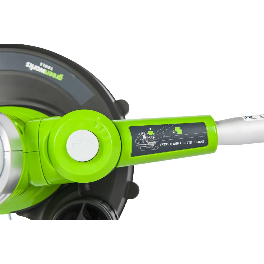 Greenworks Deluxe - электрический триммер-кромкорез с телескопической штангой 84284910 STLM-0048079 - Вид №5