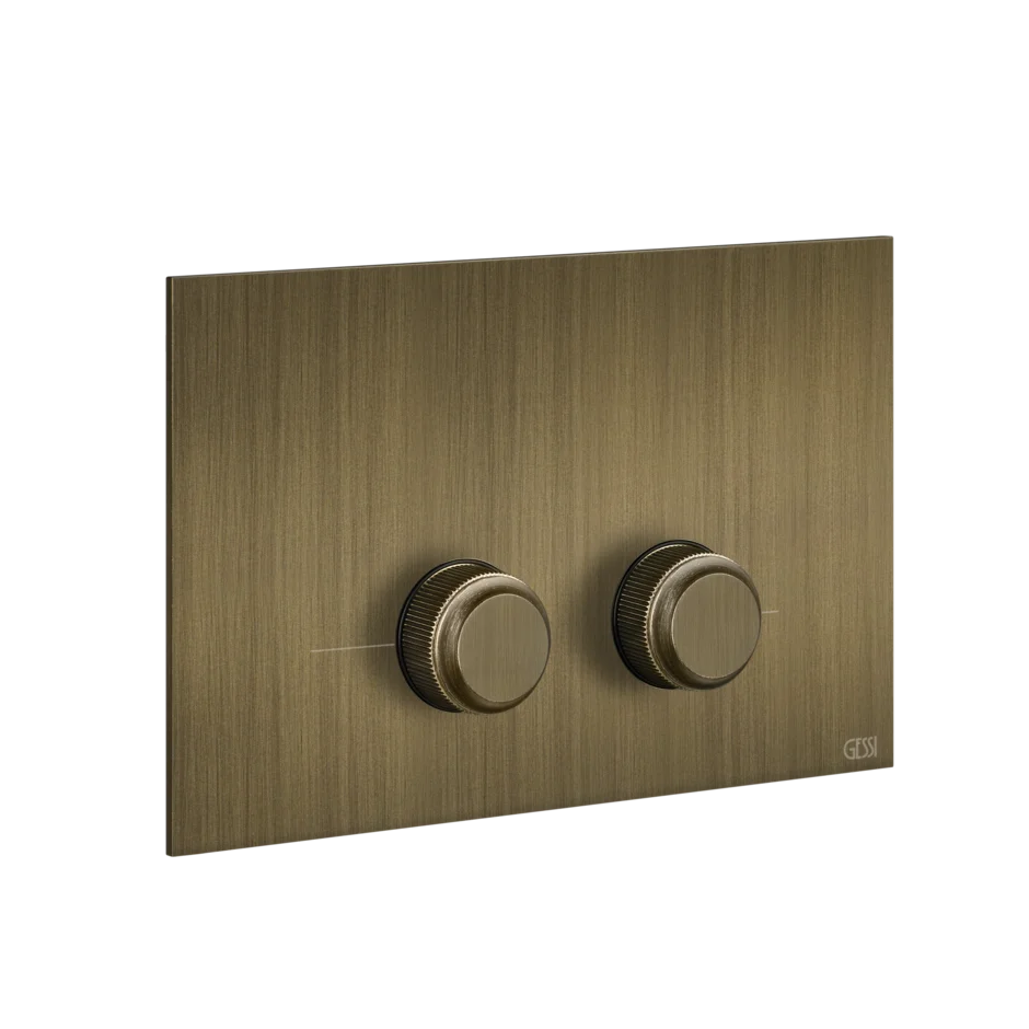 Запорная пластина 54659 713 Gessi Venti20 СТАРИННАЯ ЛАТУНЬ 54659713