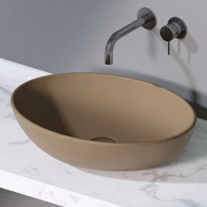 L243132 Накладная раковина на столешницу  овальная A. e T. Italia THIN