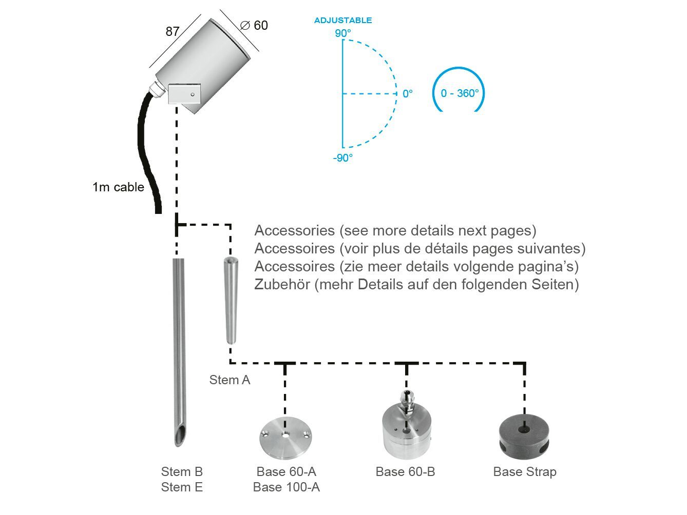 Светодиодный прожектор из анодированного алюминия BEL-LIGHTING Maxima ARCH-00135828 - Вид №3