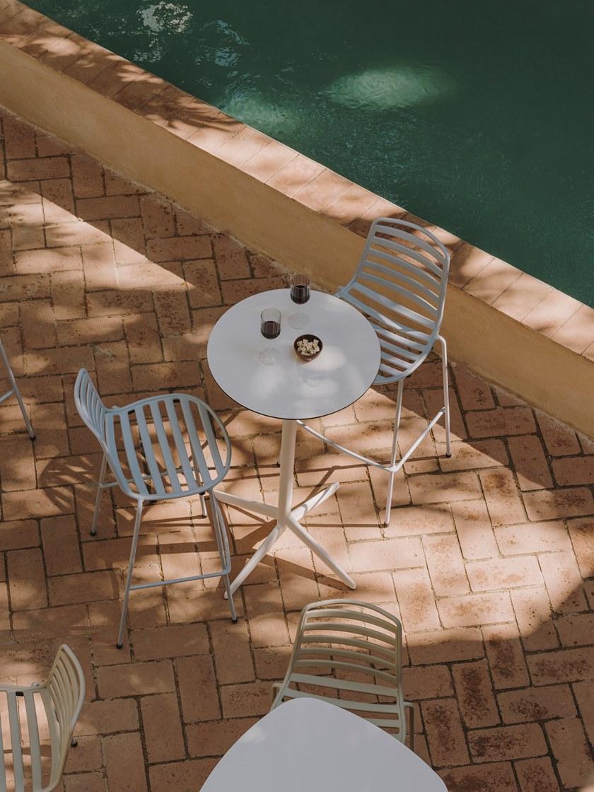 ENEA Высокий стол с откидной столешницей из алюминия и hpl Pile sun-id-1369529 - Вид №4