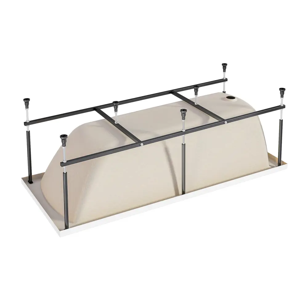 Акриловая ванна 100Acryl Ницца с каркасом 150x70 см 83240764 У99323 STLM-0039834 - Вид №4