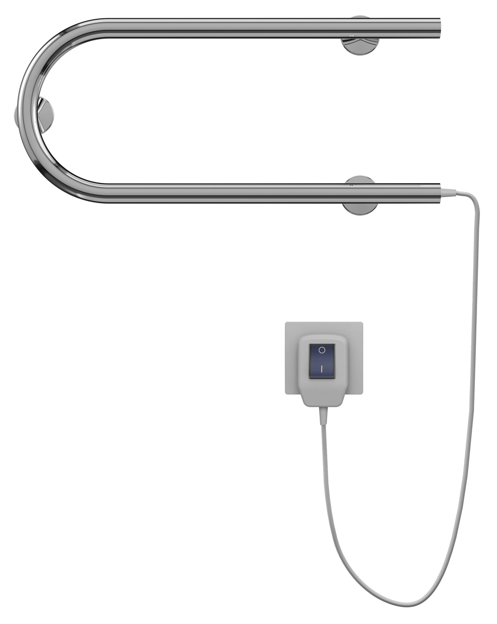 4620768883941 ЭЛЕКТРИКА Электро 25 П-обр 600х200 Полотенцесушитель TERMINUS Нержавеющая сталь  - Вид №1