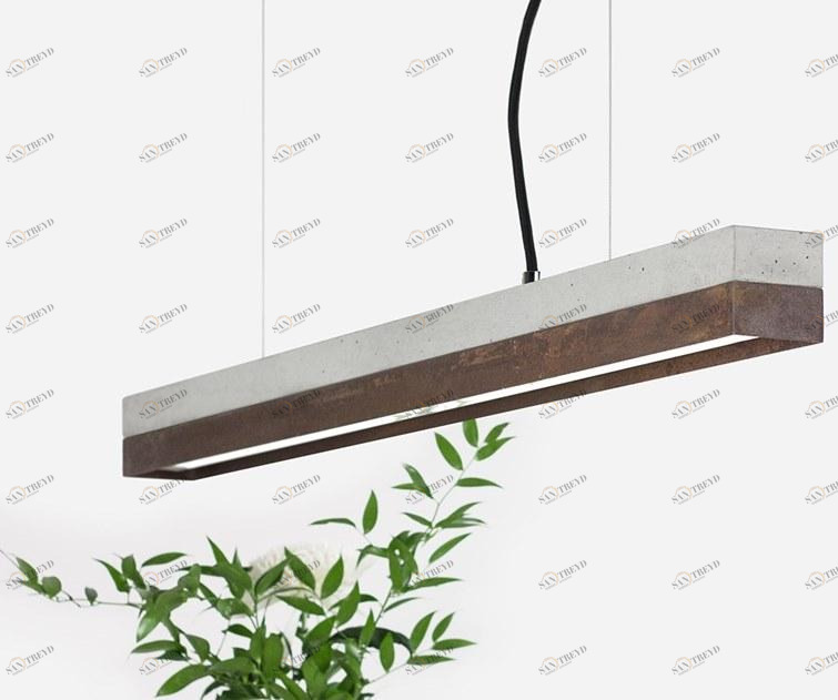 GANTlights Светодиодная подвесная лампа из цемента и кортена ™ C sun-id-1379938