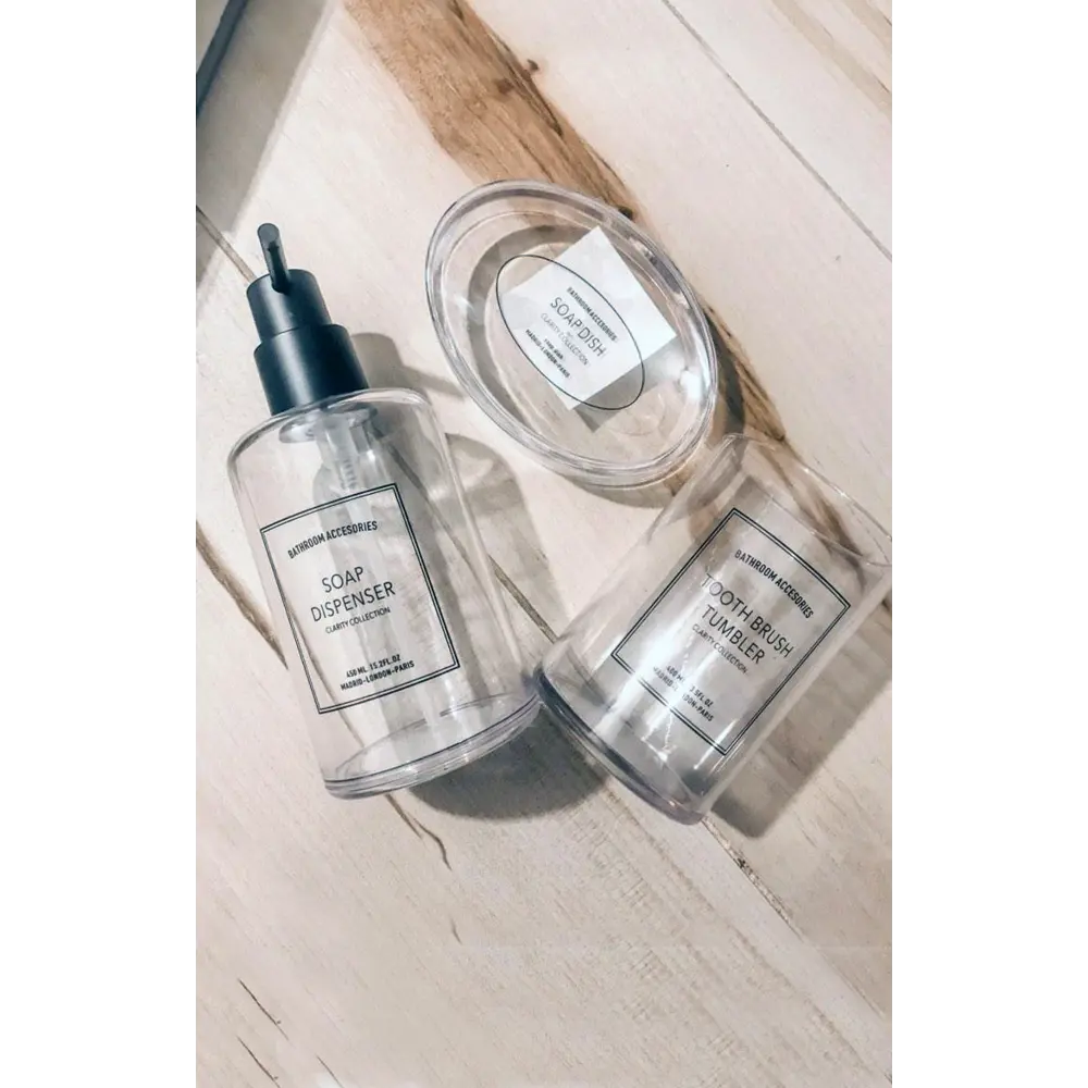 Дозатор для жидкого мыла Swensa Clarity цвет прозрачный STLM-2122751 - Вид №3