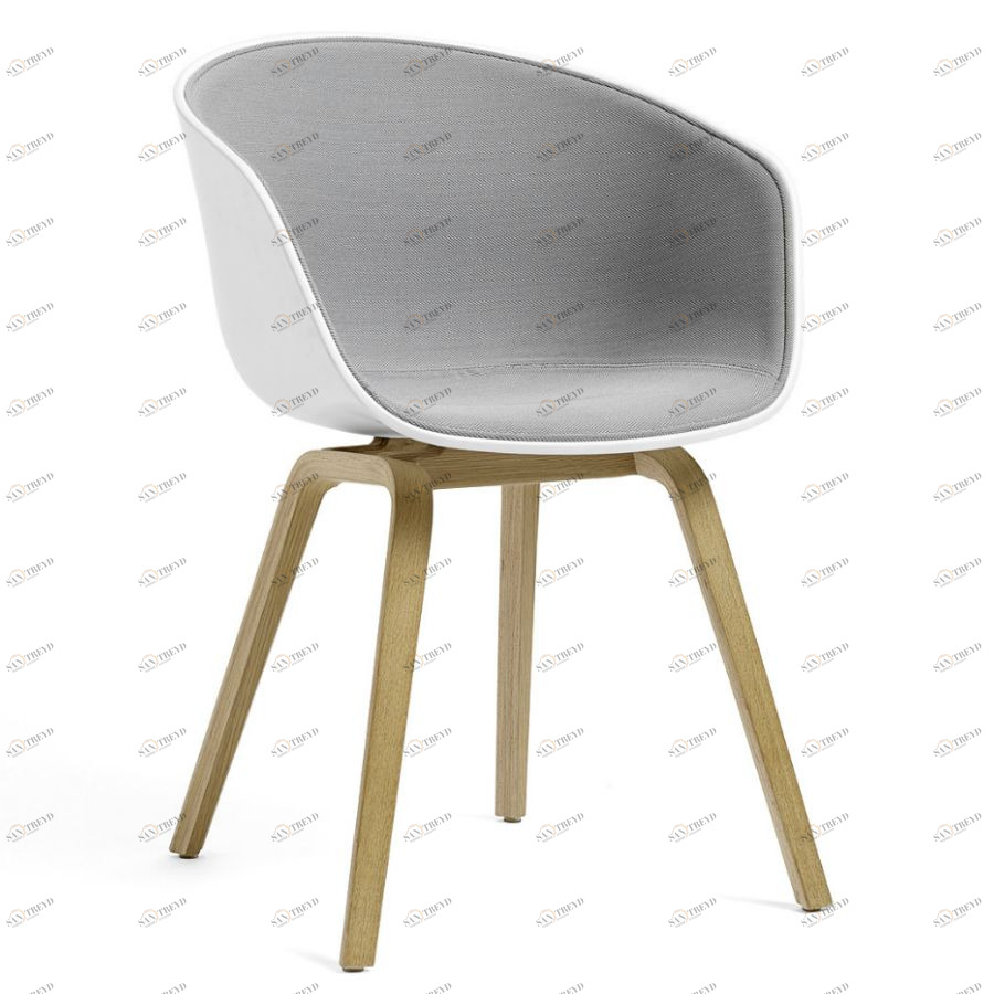 Стул AAC22 мягкий, белый со светлыми ножками Hay 222021120