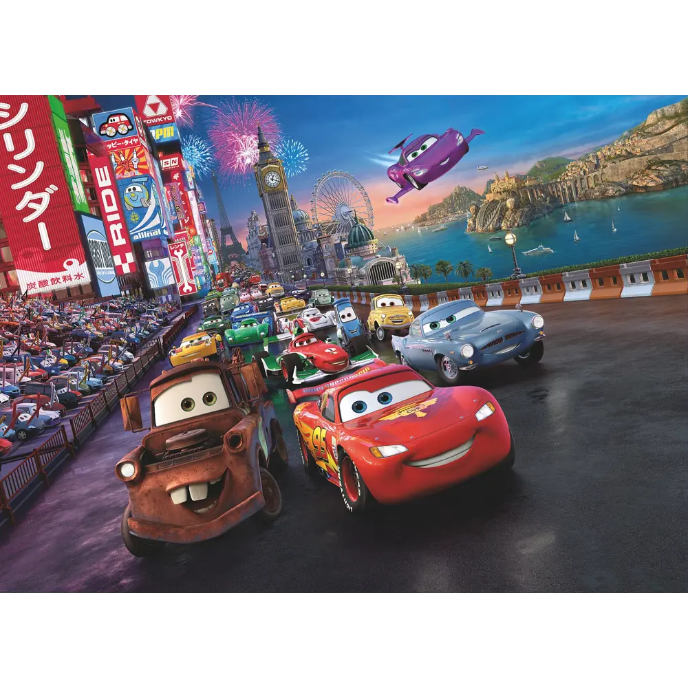 Фотопанно бумажное «Cars Race», 184х254 см 17831687 STLM-2037327 Komar Disney/Marvel/Star Wars