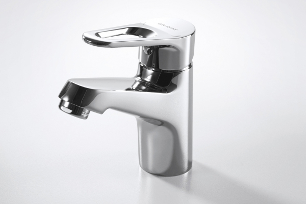 Смеситель для ванной комнаты на раковину низкий ECO-D F193158C bravat - Вид №1