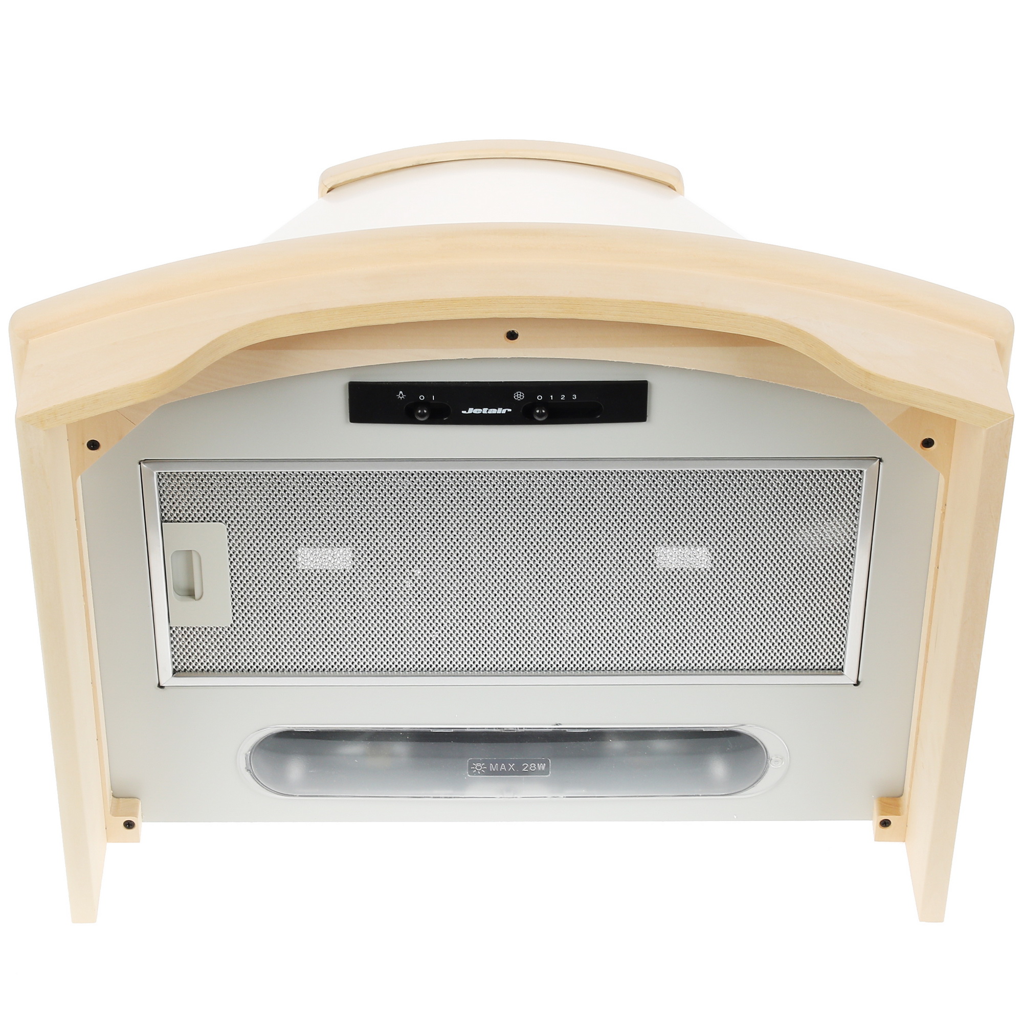 1106526 Вытяжка каминная Jetair DENVER WH/A/60 T.GREZZO белый/бежевый STDN-0037005 - Вид №1