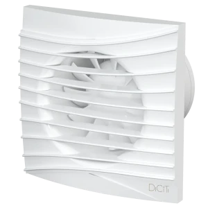 Вентилятор осевой вытяжной Diciti Silent 4C MRH D100 мм 25 дБ 90 м³/ч обратный клапан датчик влажности цвет белый