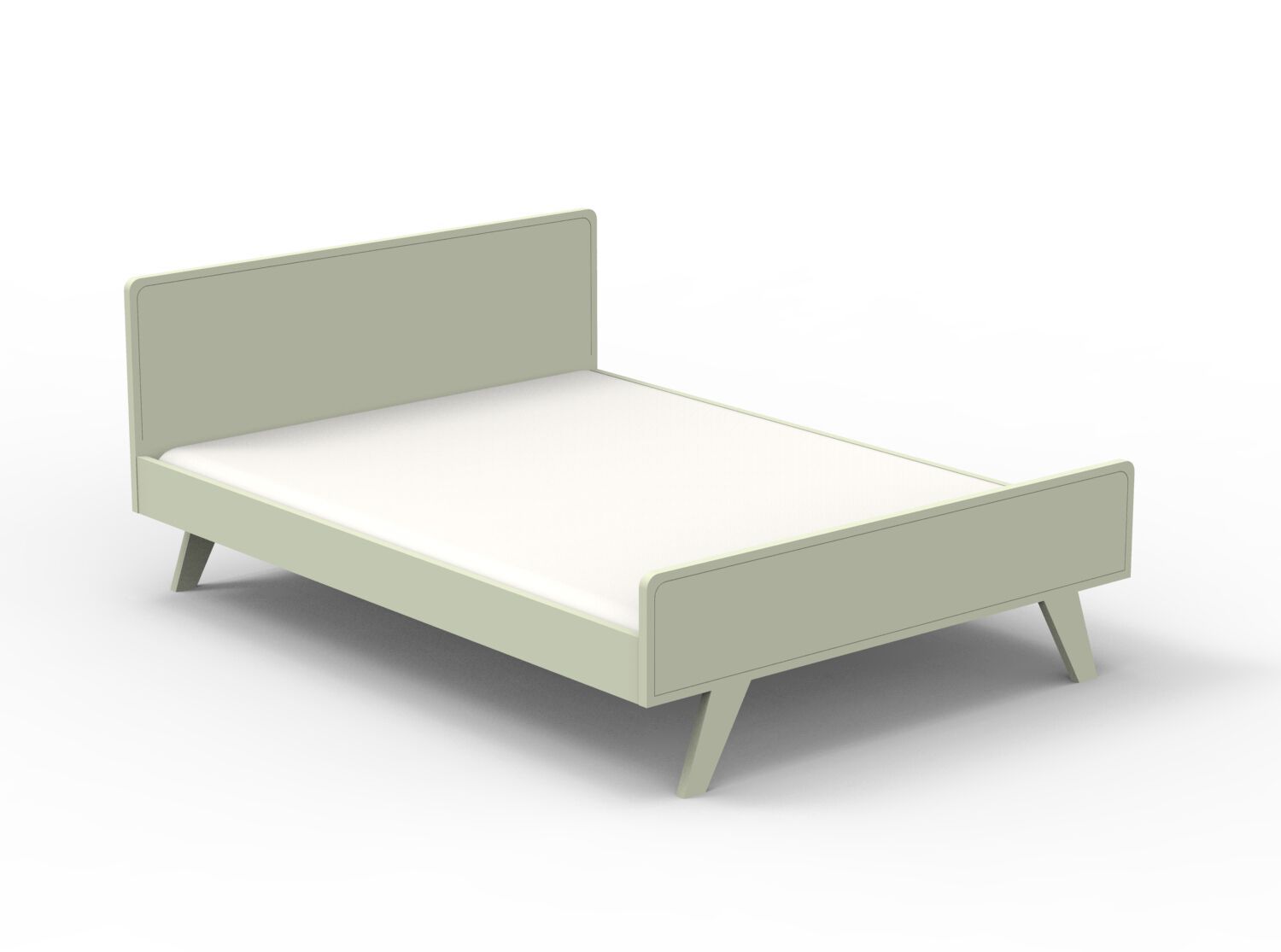 Односпальная кровать из МДФ Mathy by Bols MADAVIN ARCH-00012364 - Вид №22