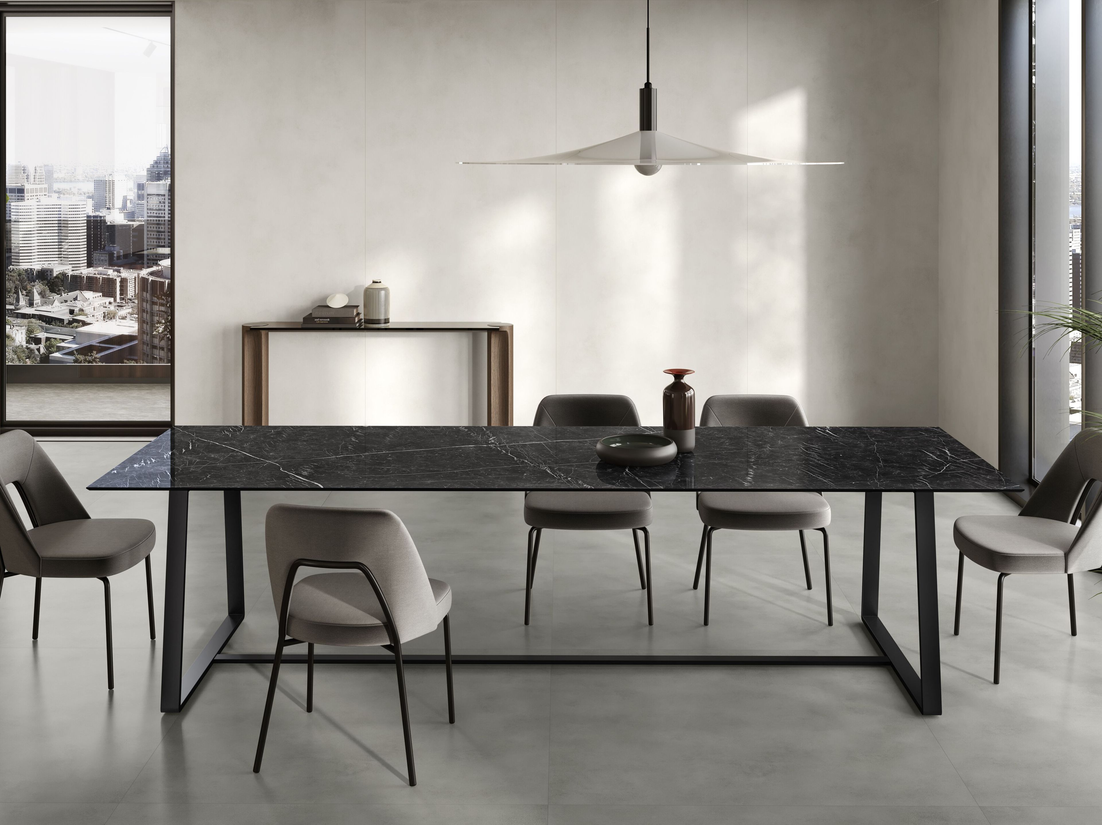 Прямоугольный стол из керамогранита Atlas Concorde BROOKLYN 75 ARCH-00048082 - Вид №1