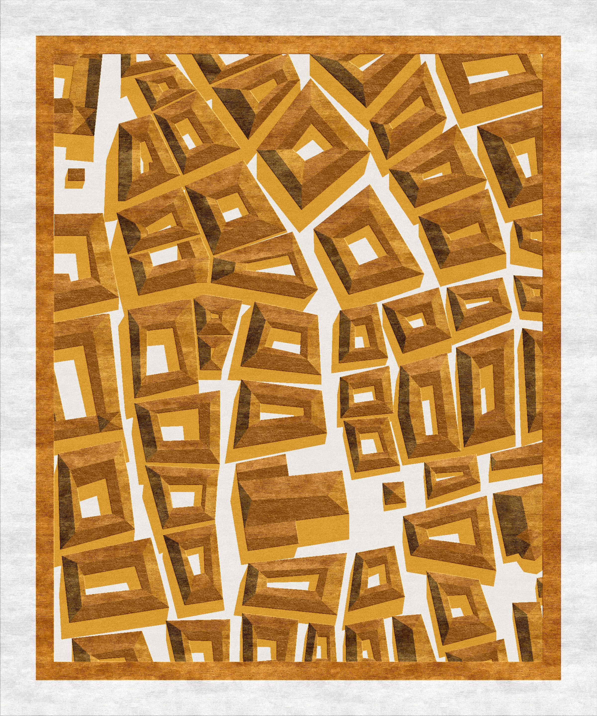 Ковер ручной работы из ткани Loloey Alex Woogmaster ARCH-00023034 - Вид №1