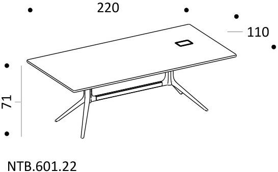 ICF Прямоугольный стол Notable sun-id-1464773 - Вид №2