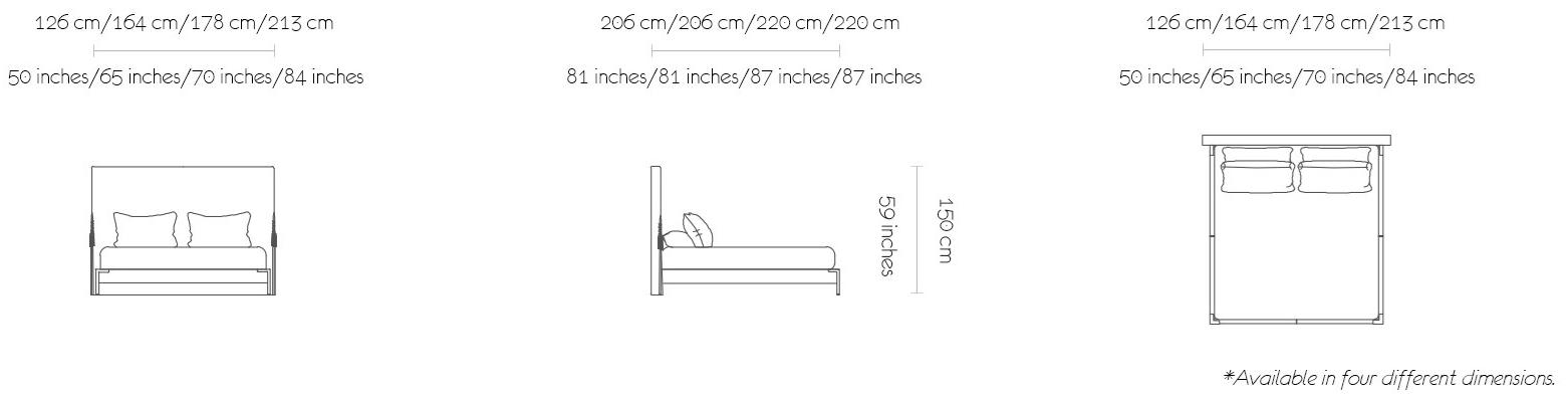 MORADA Полутороспальная кровать из ткани Shanghai Shanghai bedtws - Вид №4
